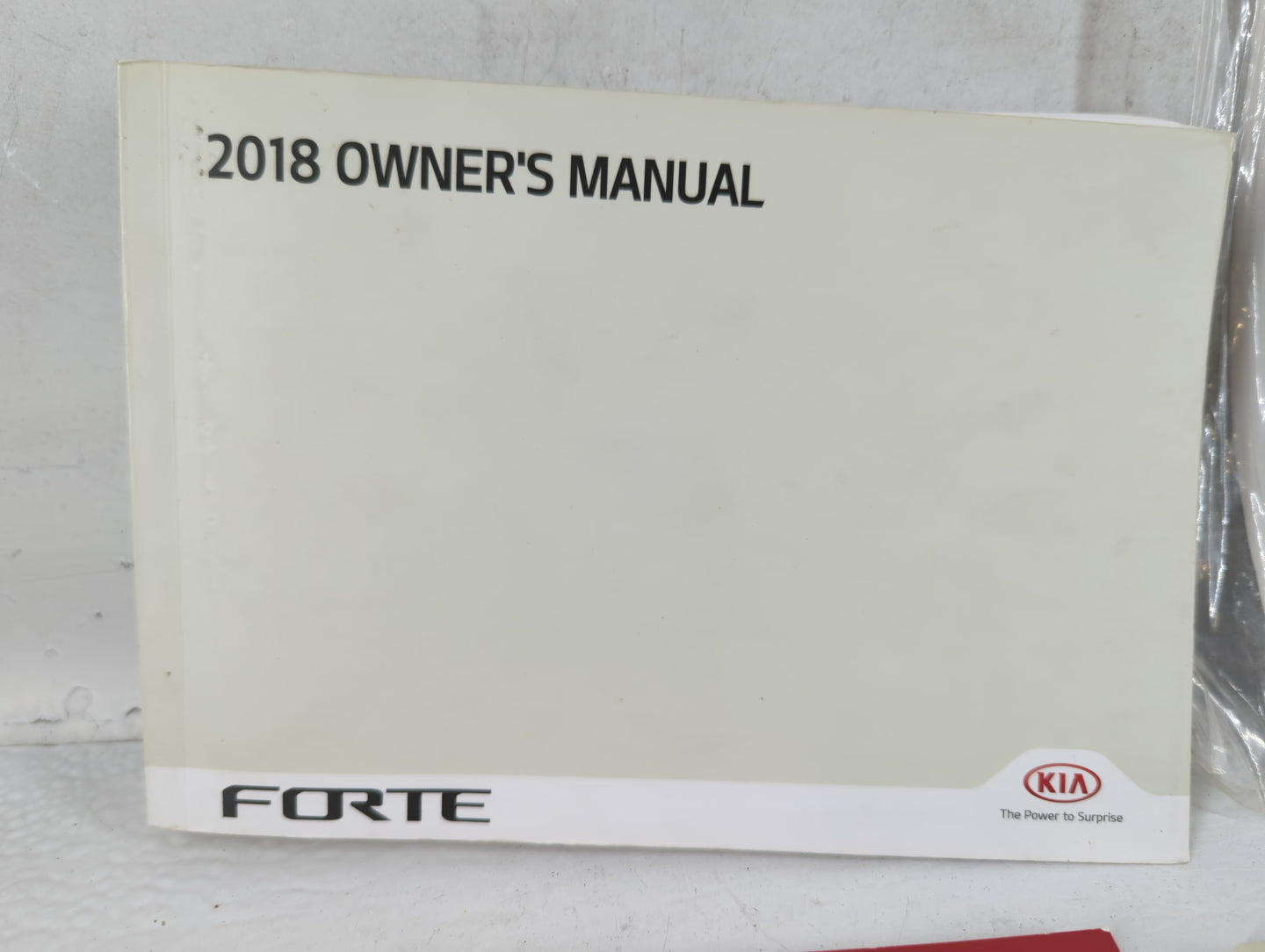 2018 Kia Forte Owners Manual Book Guide OEM Used Auto Parts - Oemusedautoparts1.com