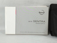 2016 Nissan Sentra Owners Manual Book Guide P/N:OM16EM 0B17U1 OEM Used Auto Parts - Oemusedautoparts1.com