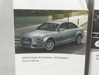 2013 Audi A4 Owners Manual Book Guide OEM Used Auto Parts - Oemusedautoparts1.com