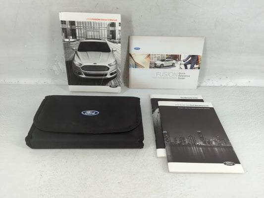 2016 Ford Fusion Owners Manual Book Guide OEM Used Auto Parts - Oemusedautoparts1.com