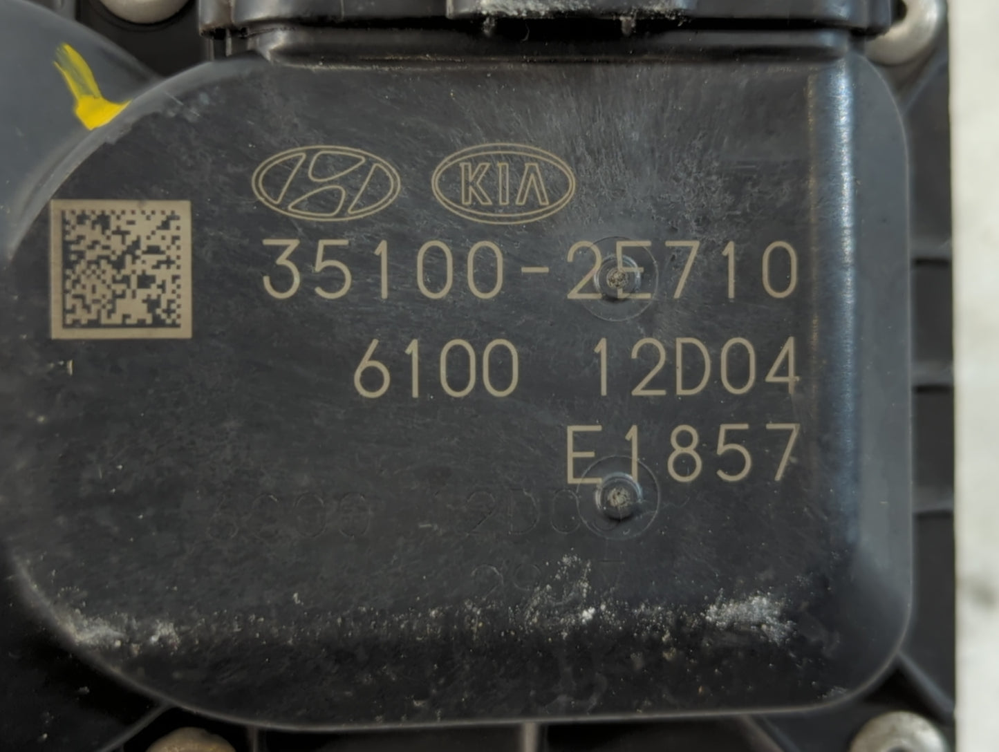 2020-2022 Kia Forte Throttle Body P/N:35100-2E710 Fits Fits 2020 2021 2022 OEM Used Auto Parts - Oemusedautoparts1.com