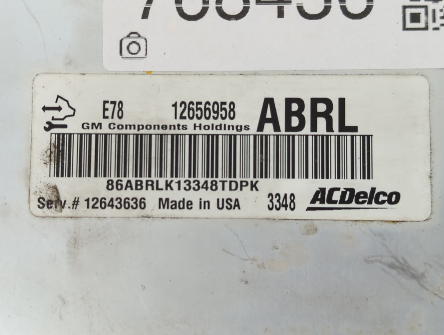 2012-2016 Chevrolet Sonic PCM Engine Control Computer ECU ECM PCU OEM P/N:12643636 12656958 Fits OEM Used Auto Parts - Oemusedautoparts1.com