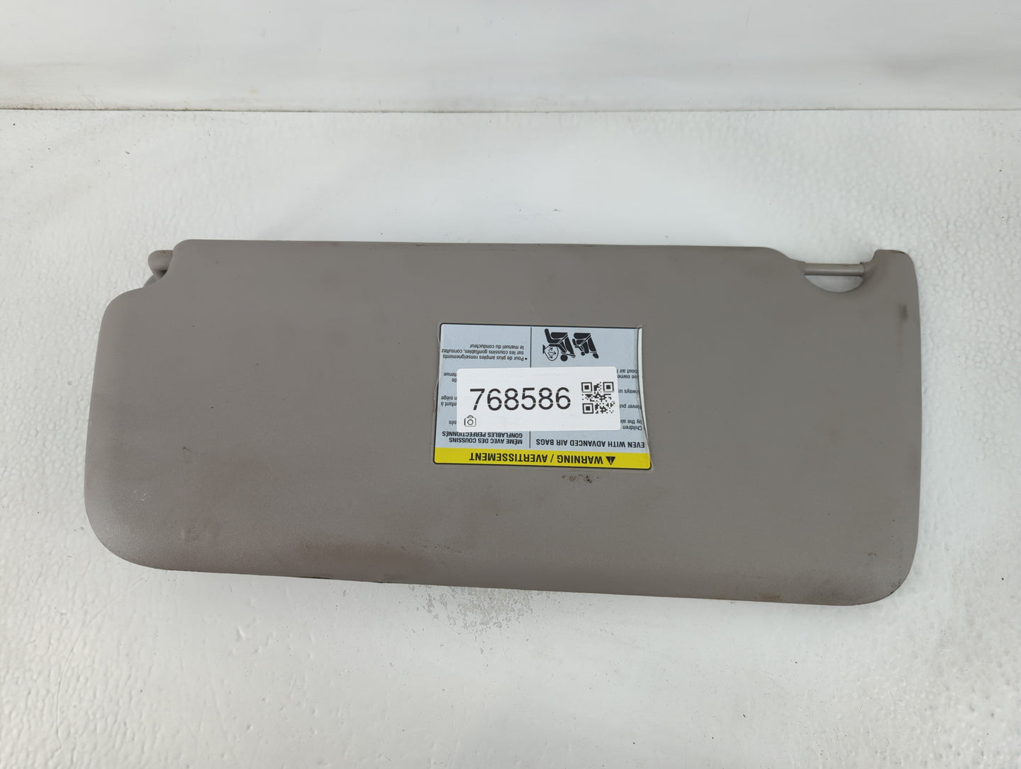 2017 Nissan Nv200 Sun Visor Shade Replacement Passenger Right Mirror Fits OEM Used Auto Parts - Oemusedautoparts1.com