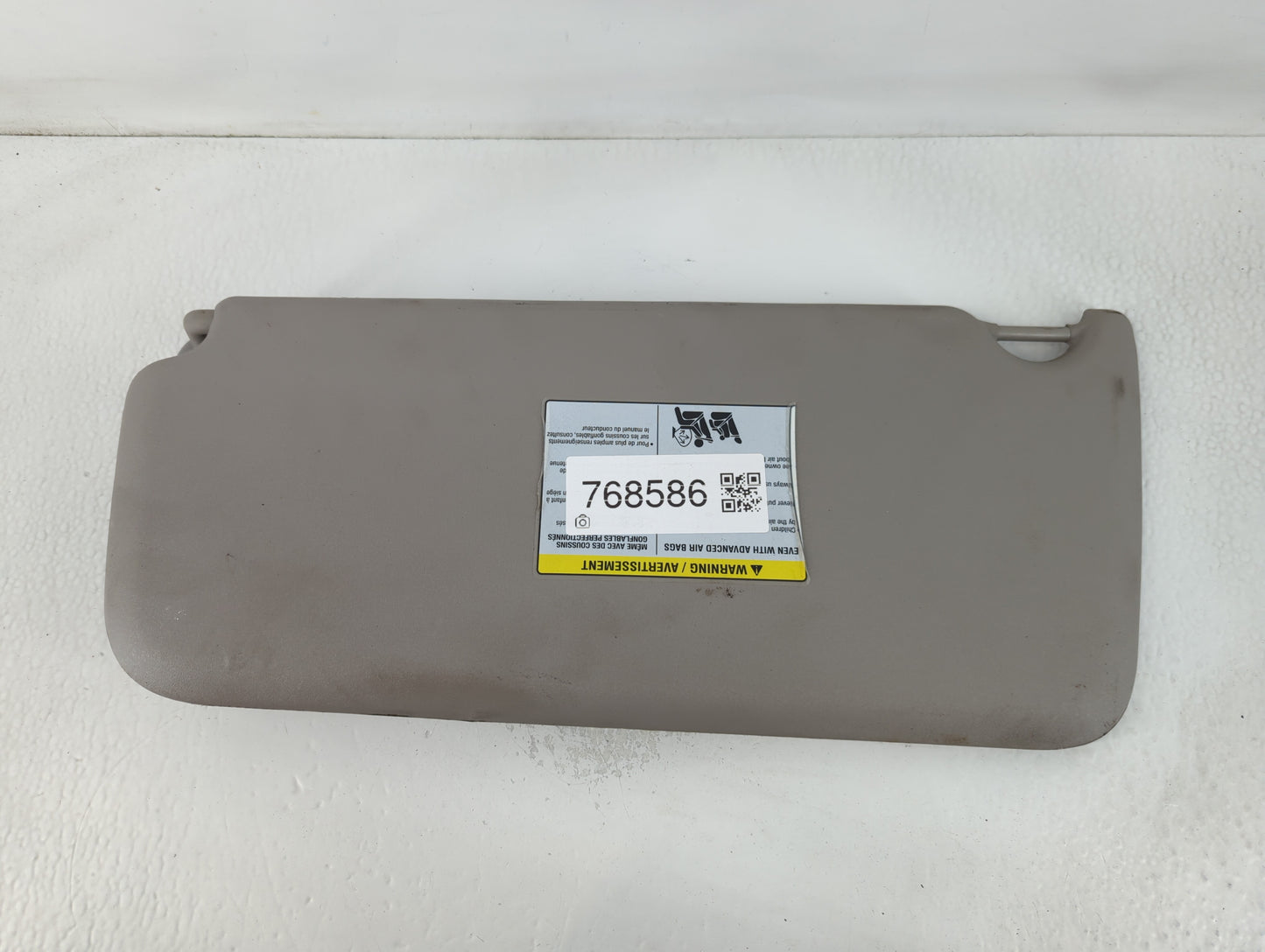 2017 Nissan Nv200 Sun Visor Shade Replacement Passenger Right Mirror Fits OEM Used Auto Parts - Oemusedautoparts1.com