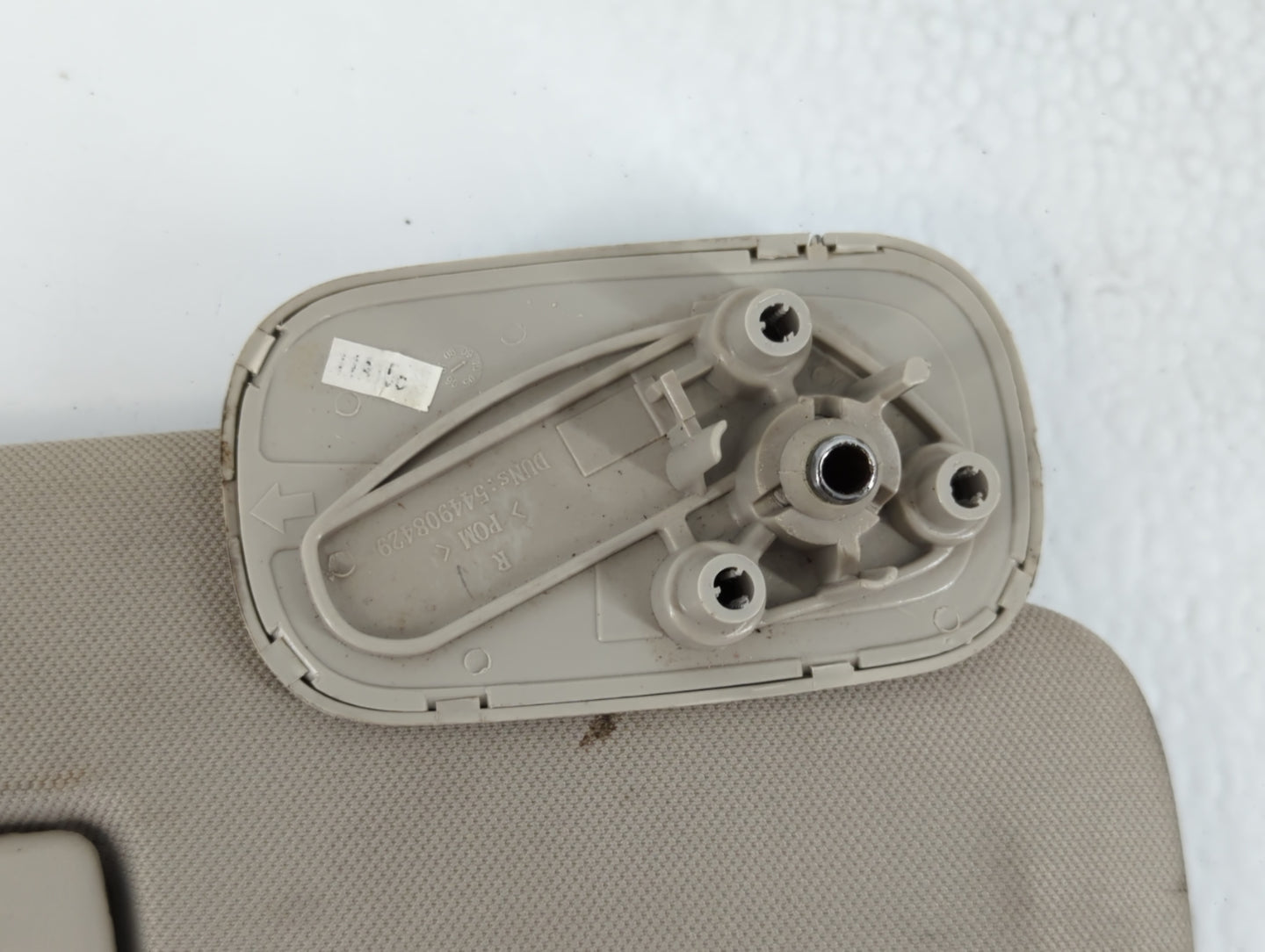 2007-2013 Chevrolet Silverado 1500 Sun Visor Shade Replacement Passenger Right Mirror Fits OEM Used Auto Parts - Oemusedautoparts1.com