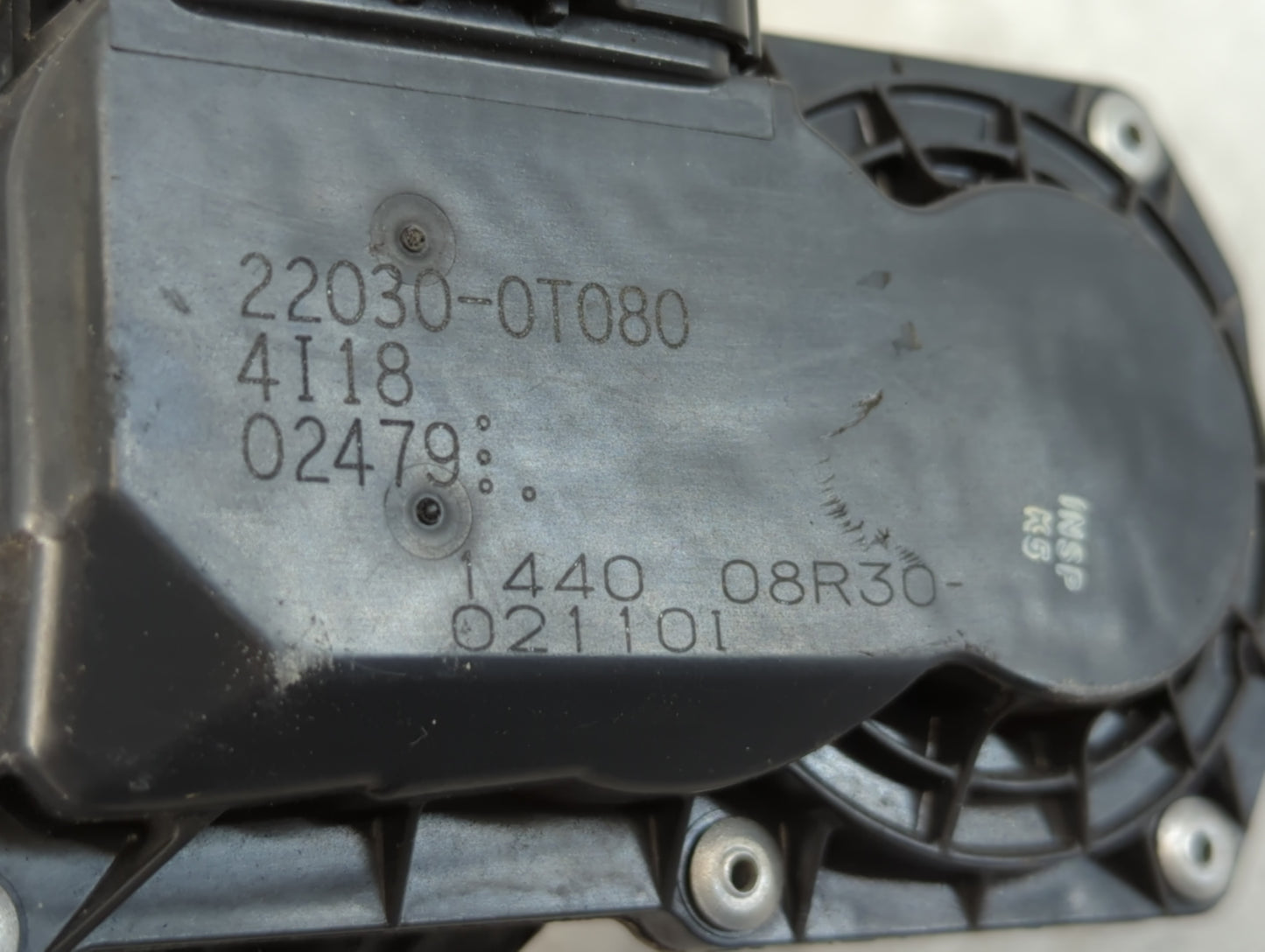 2011-2019 Toyota Corolla Throttle Body P/N:22030-0T080 Fits Fits 2011 2012 2013 2014 2015 2016 2017 2018 2019 OEM Used Auto Parts - Oemusedautoparts1.com