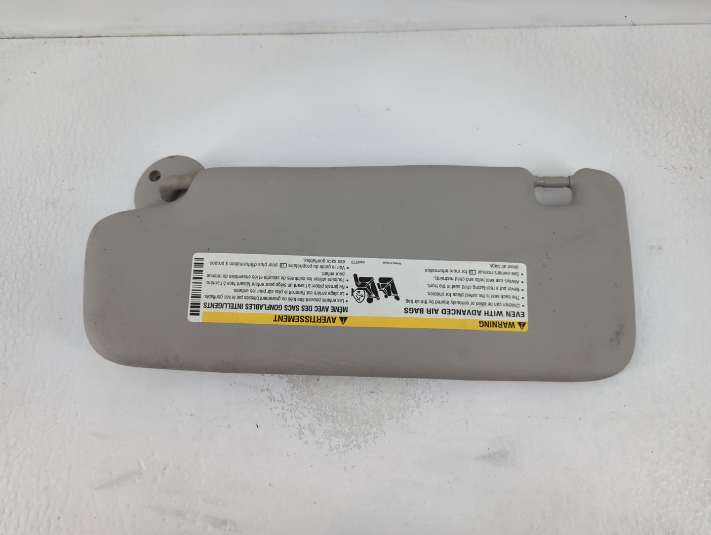 2012-2019 Chevrolet Sonic Sun Visor Shade Replacement Passenger Right Mirror Fits Fits 2012 2013 2014 2015 2016 2017 2018 2019 OEM Used Auto Parts - Oemusedautoparts1.com