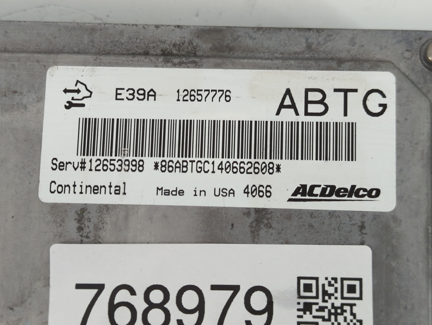 2013-2016 Cadillac Srx PCM Engine Control Computer ECU ECM PCU OEM P/N:12653998 12657776 Fits Fits 2013 2014 2015 2016 OEM Used Auto Parts - Oemusedautoparts1.com