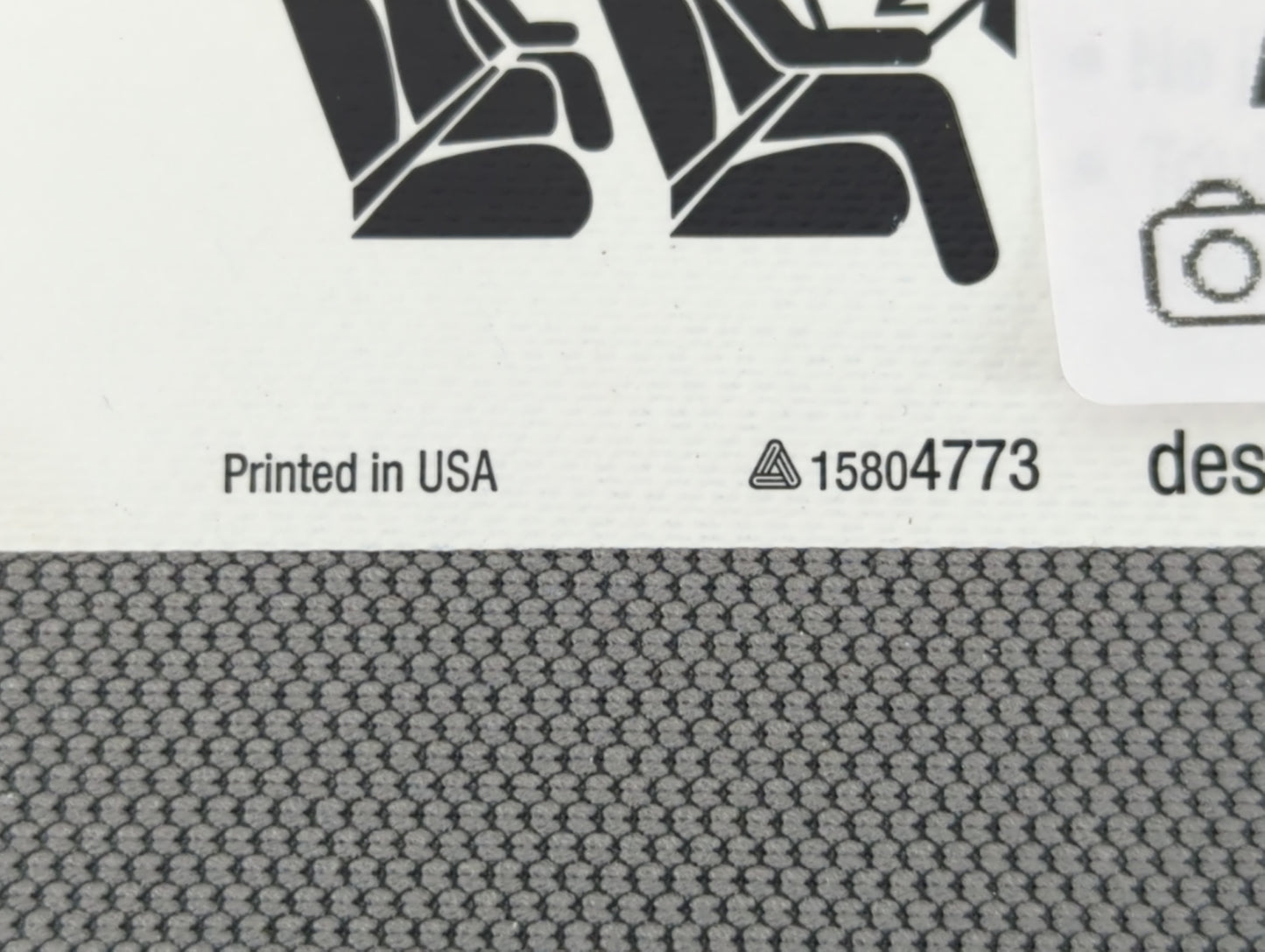 2014-2019 Chevrolet Silverado 1500 Sun Visor Shade Replacement Passenger Right Mirror Fits Fits 2014 2015 2016 2017 2018 2019 OEM Used Auto Parts - Oemusedautoparts1.com
