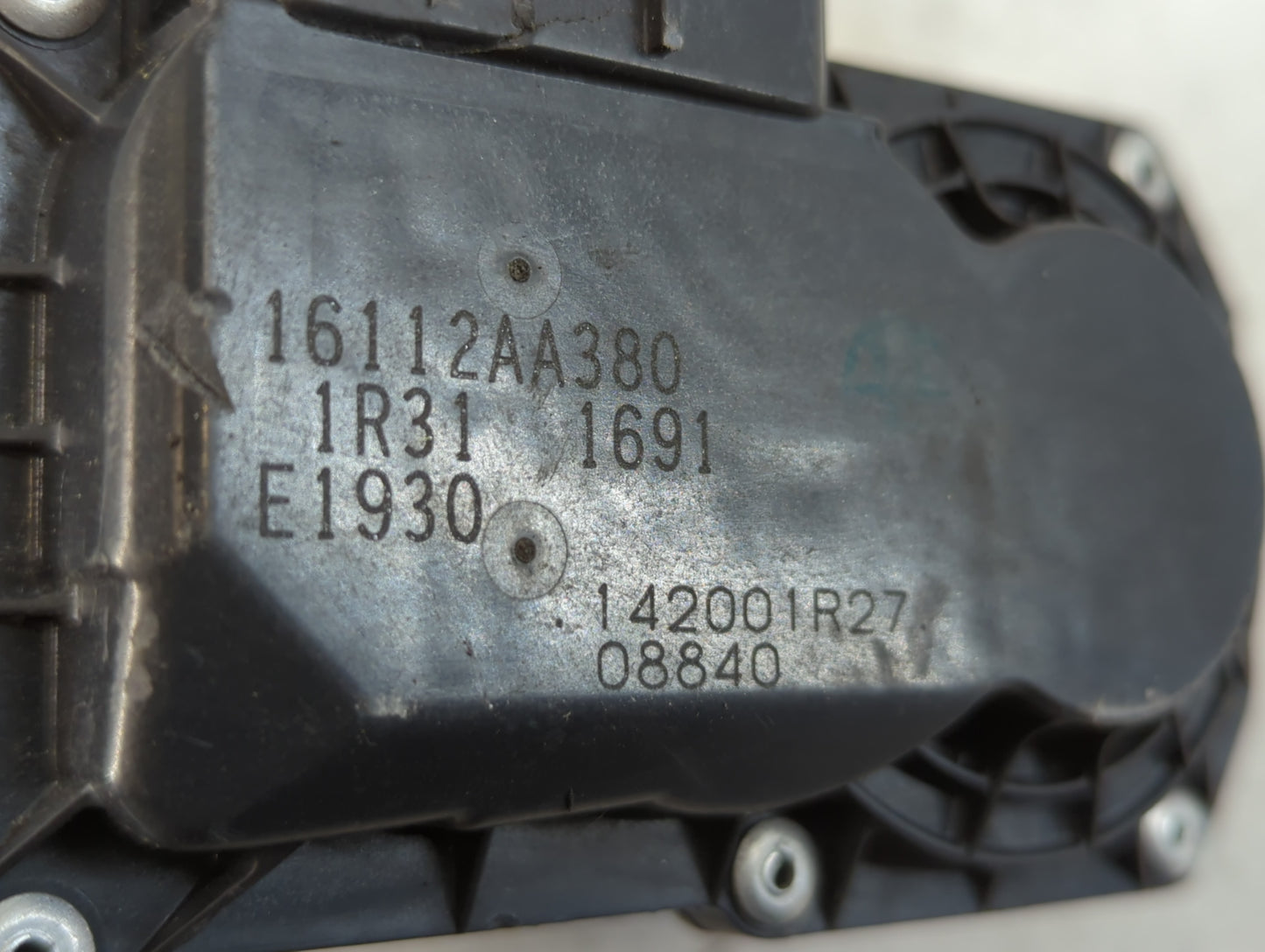2013-2015 Subaru Xv Throttle Body P/N:16112AA380 Fits Fits 2011 2012 2013 2014 2015 2016 2017 2018 OEM Used Auto Parts - Oemusedautoparts1.com