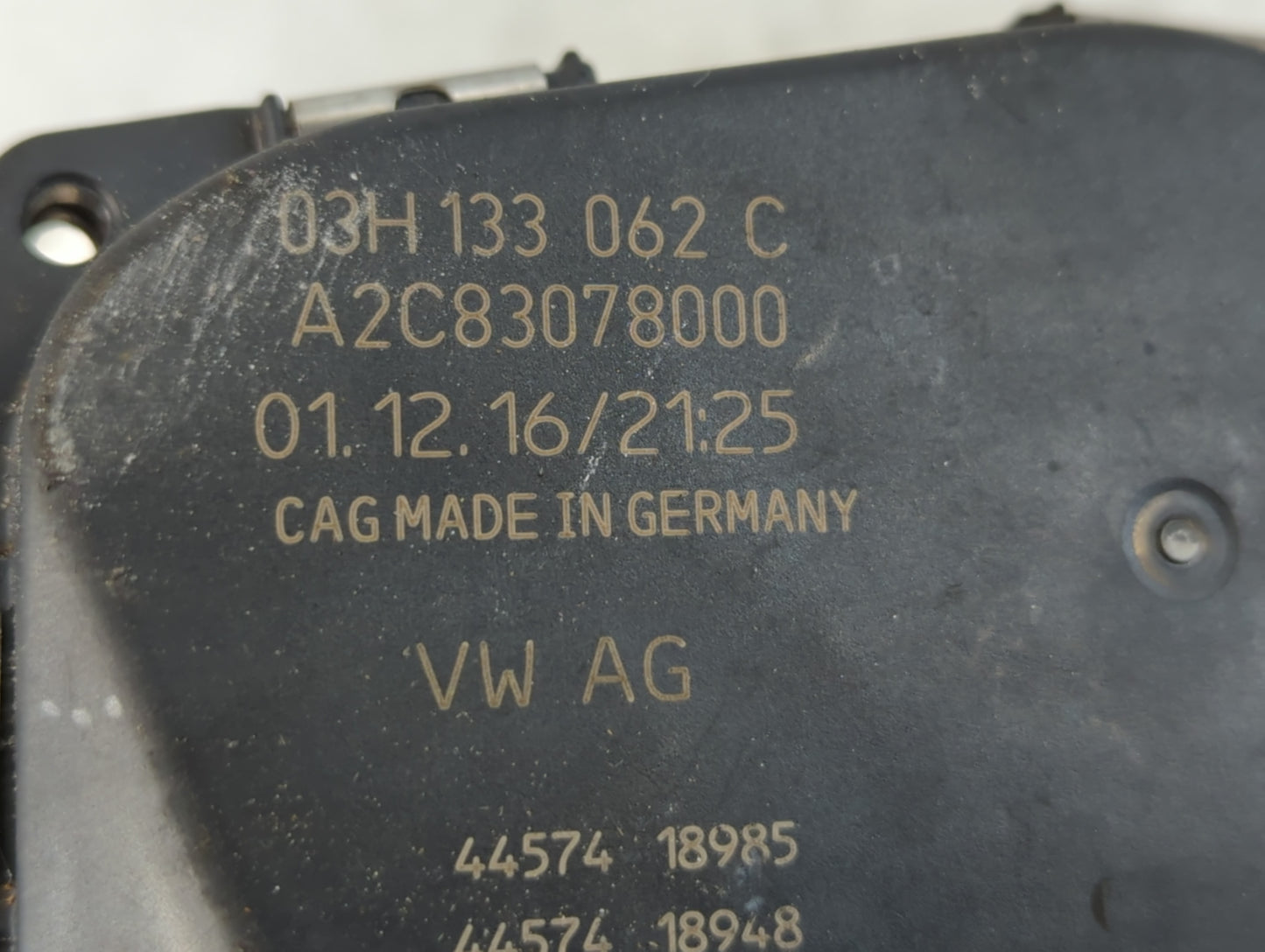 2018-2022 Volkswagen Atlas Throttle Body P/N:03h 133 062 c Fits OEM Used Auto Parts - Oemusedautoparts1.com