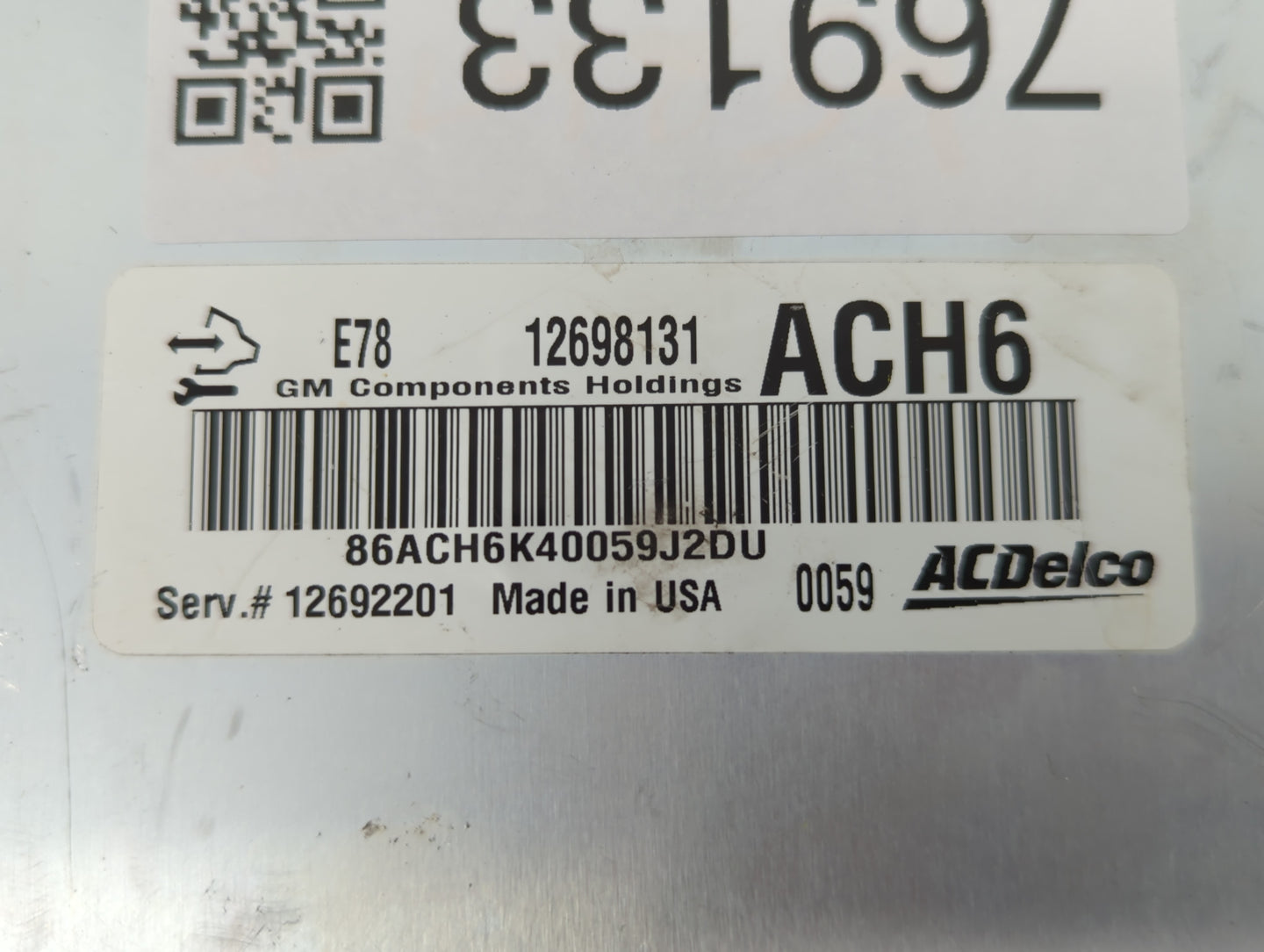 2017-2021 Chevrolet Trax PCM Engine Control Computer ECU ECM PCU OEM P/N:12698131 Fits Fits 2017 2018 2019 2020 2021 OEM Used Auto Parts - Oemusedautoparts1.com