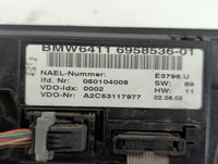 2001-2005 Bmw 325i Climate Control Module Temperature AC/Heater Replacement P/N:BMW6411 6958536-01 Fits OEM Used Auto Parts - Oemusedautoparts1.com