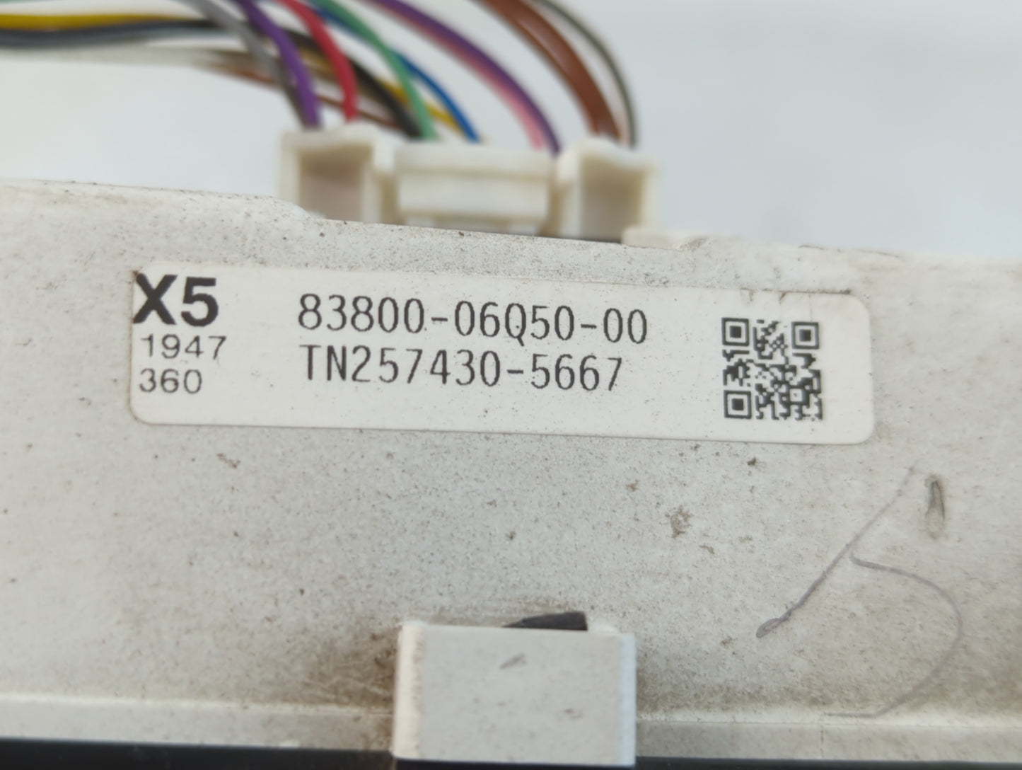 2007 Toyota Camry Instrument Cluster Speedometer Gauges P/N:TN257430-5667 83800-06Q50-00 Fits OEM Used Auto Parts - Oemusedautoparts1.com