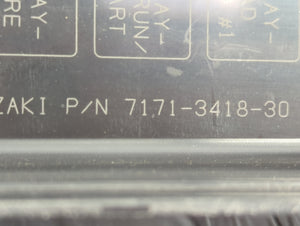 2012-2014 Chrysler 300 Fusebox Fuse Box Panel Relay Module P/N:7171-3418-30 Fits Fits 2012 2013 2014 OEM Used Auto Parts