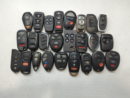 Lot of 25 Aftermarket Keyless Entry Remote Fob MIXED FCC IDS MIXED PART - Oemusedautoparts1.com
