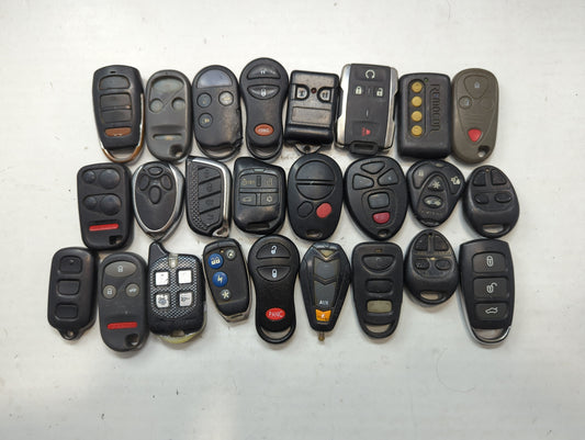 Lot of 25 Aftermarket Keyless Entry Remote Fob MIXED FCC IDS MIXED PART - Oemusedautoparts1.com