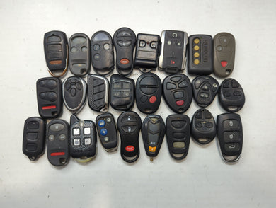 Lot of 25 Aftermarket Keyless Entry Remote Fob MIXED FCC IDS MIXED PART