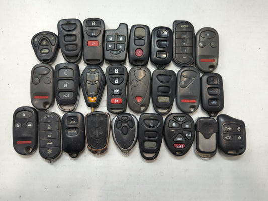 Lot of 25 Aftermarket Keyless Entry Remote Fob MIXED FCC IDS MIXED PART - Oemusedautoparts1.com
