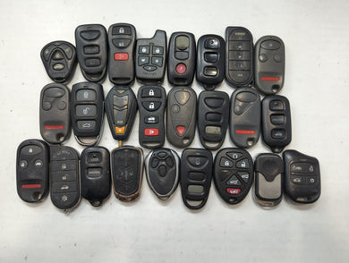 Lot of 25 Aftermarket Keyless Entry Remote Fob MIXED FCC IDS MIXED PART