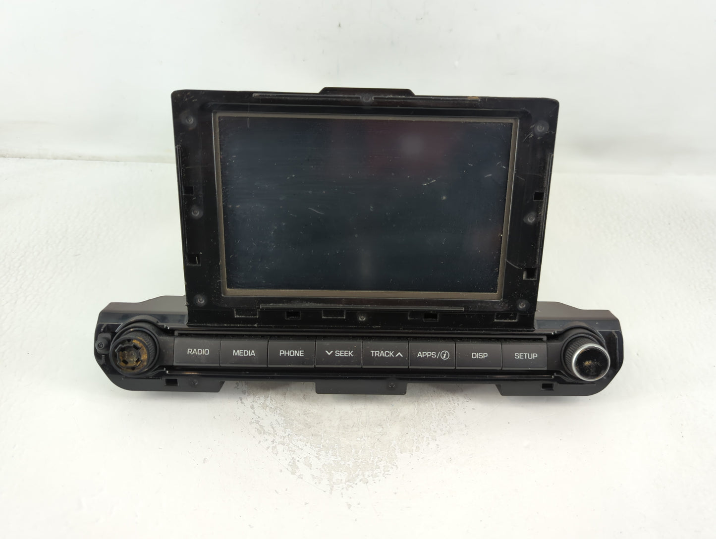 2017-2018 Hyundai Elantra Radio AM FM Cd Player Receiver Replacement P/N:96160-F2101UAT Fits Fits 2017 2018 OEM Used Auto Parts - Oemusedautoparts1.com