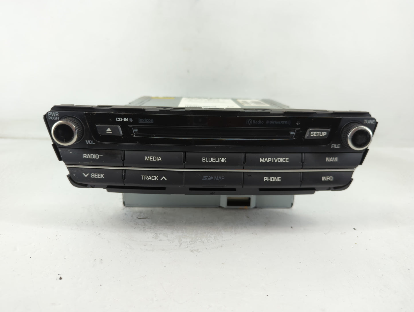 2015 Hyundai Genesis Radio AM FM Cd Player Receiver Replacement P/N:96560-B14274X Fits OEM Used Auto Parts - Oemusedautoparts1.com