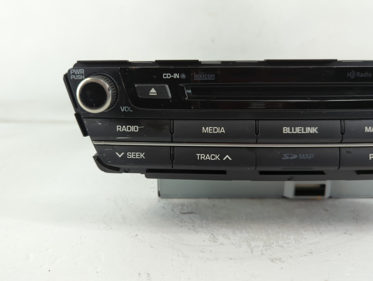 2015 Hyundai Genesis Radio AM FM Cd Player Receiver Replacement P/N:96560-B14274X Fits OEM Used Auto Parts - Oemusedautoparts1.com