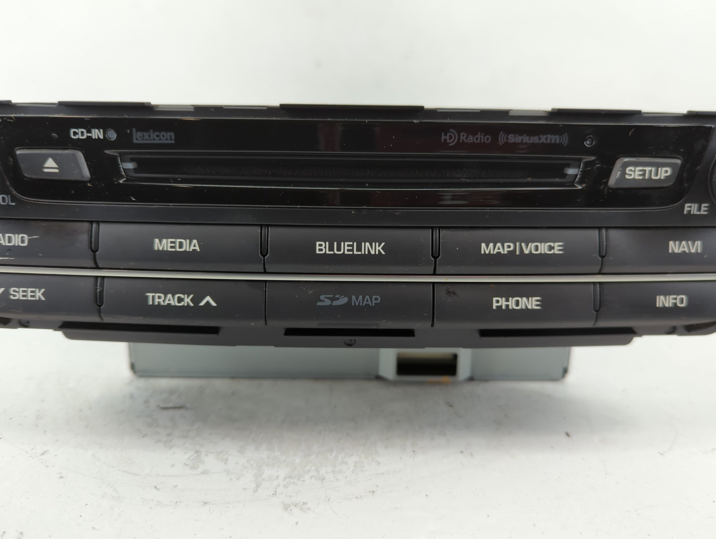2015 Hyundai Genesis Radio AM FM Cd Player Receiver Replacement P/N:96560-B14274X Fits OEM Used Auto Parts - Oemusedautoparts1.com