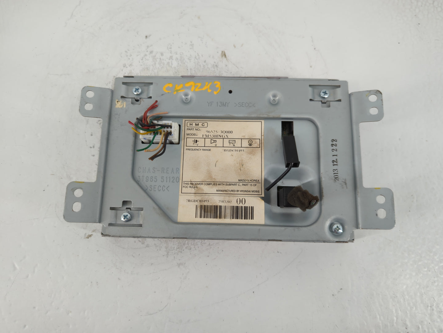 2014-2014 Hyundai Sonata Information Display Screen - Oemusedautoparts1.com