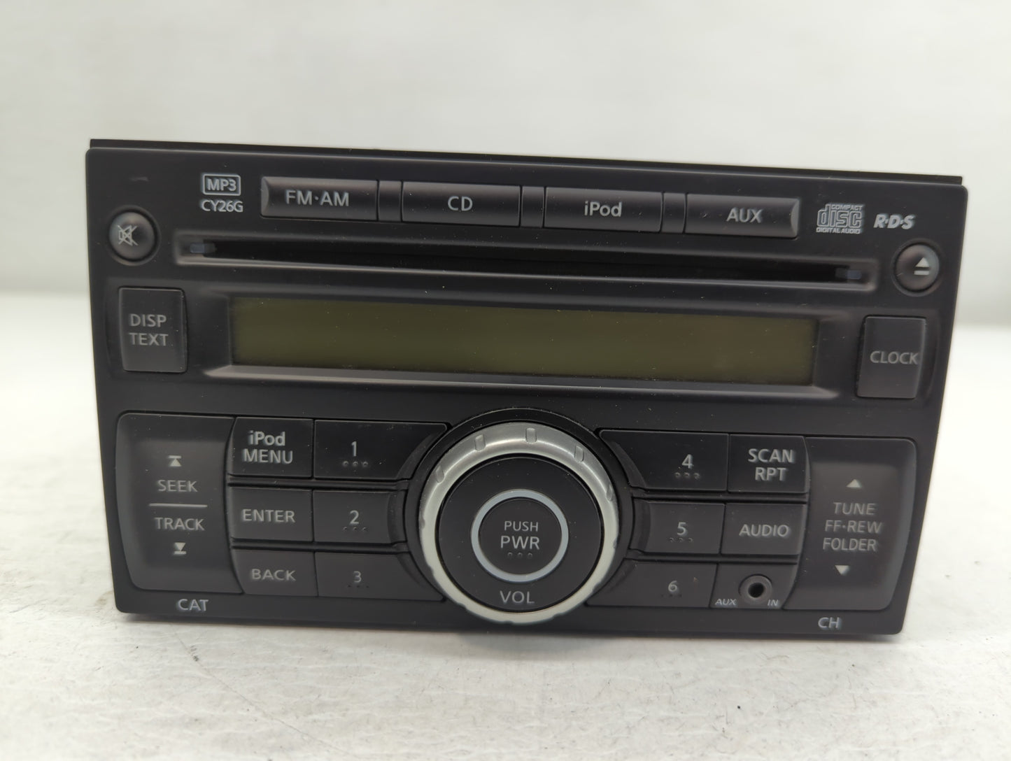 2011-2015 Nissan Rogue Radio AM FM Cd Player Receiver Replacement P/N:28185 1VK1A Fits Fits 2011 2012 2013 2014 2015 OEM Used Auto Parts - Oemusedautoparts1.com