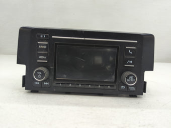 compare product 2020 Honda Civic Radio AM FM Cd Player Receiver Replacement P/N:39100-TGG-A711-M1 Fits OEM Used Auto Parts