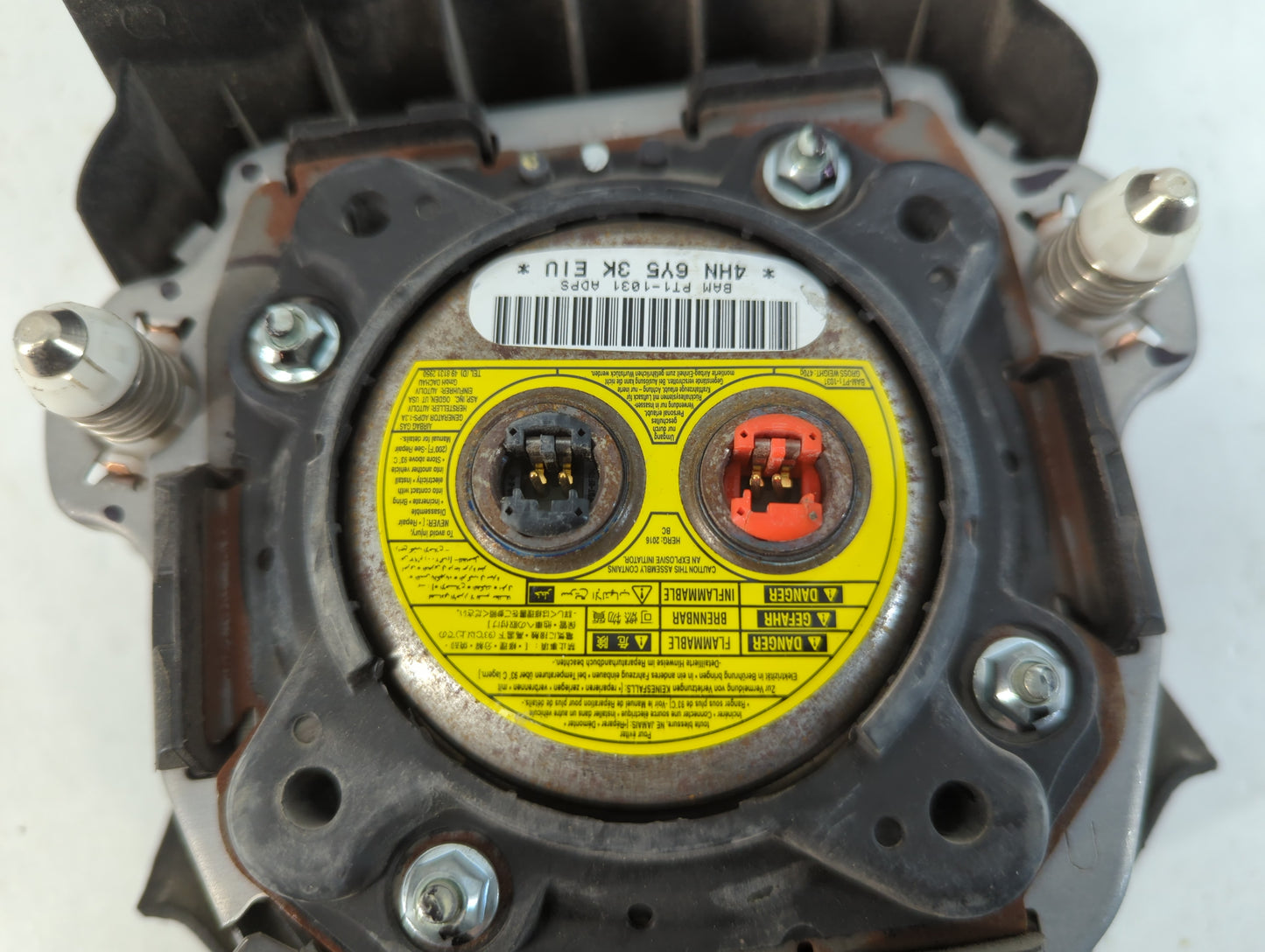 2015-2017 Subaru Legacy Air Bag Driver Left Steering Wheel Mounted P/N:4HN 6Y5 3K EIU Fits Fits 2015 2016 2017 OEM Used Auto Parts - Oemusedautoparts1.com