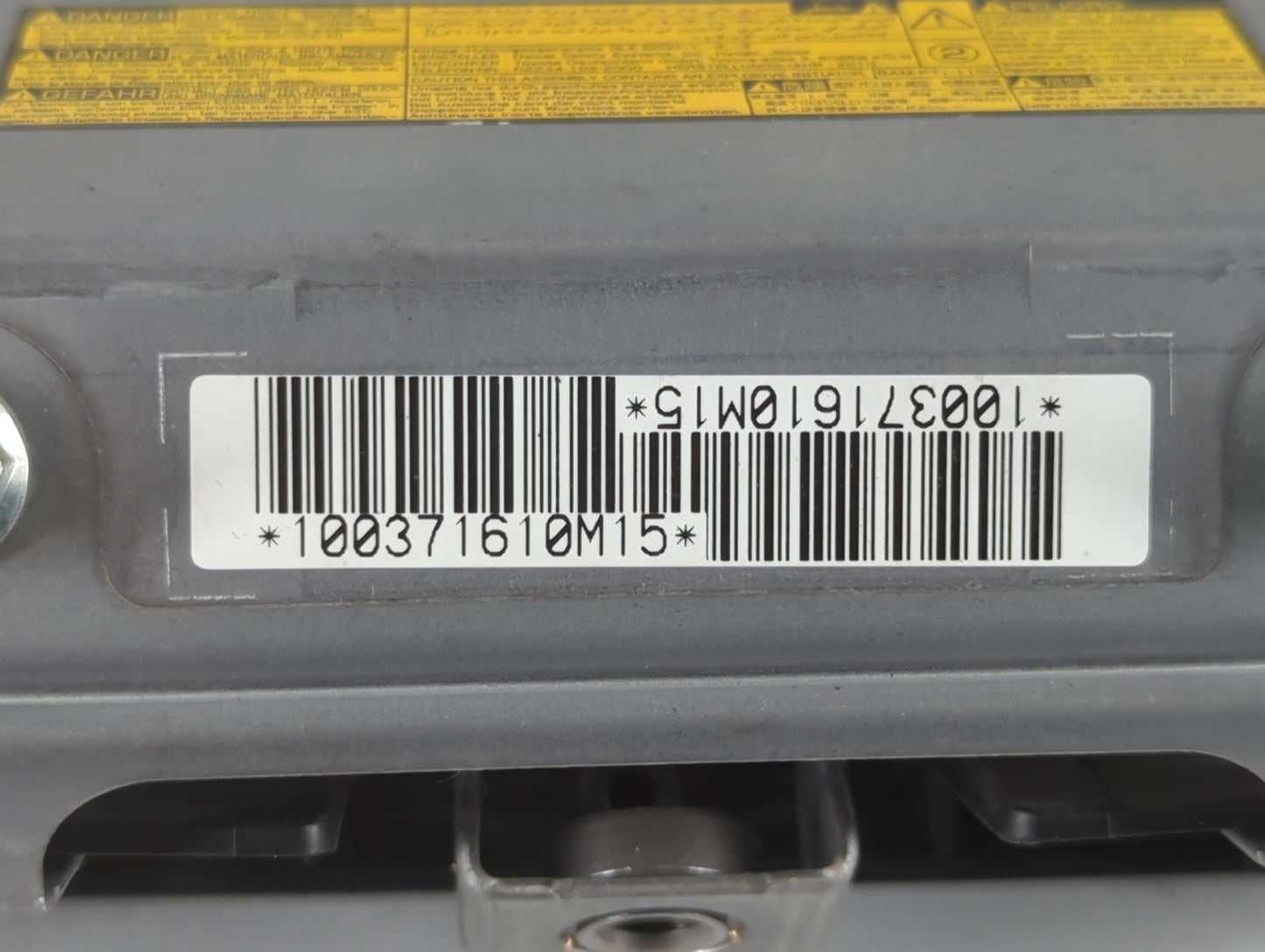 2005-2010 Scion Tc Air Bag Driver Left Knee OEM P/N:100371610M15 Fits Fits 2005 2006 2007 2008 2009 2010 OEM Used Auto Parts - Oemusedautoparts1.com