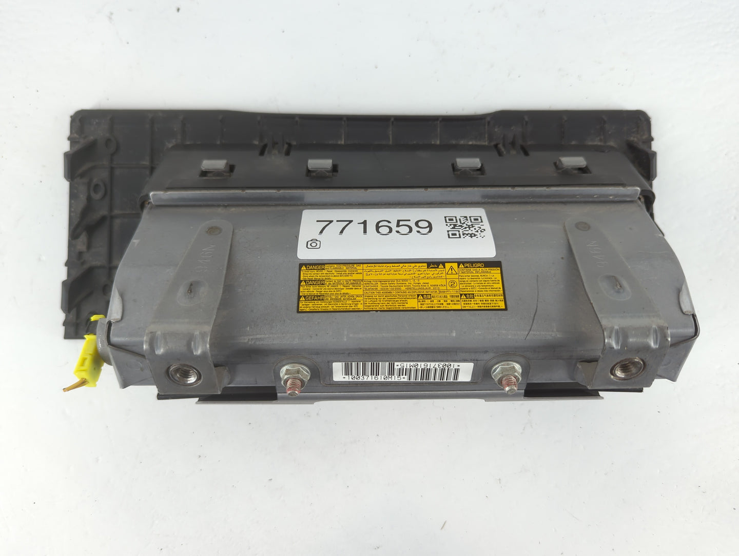 2005-2010 Scion Tc Air Bag Driver Left Knee OEM P/N:100371610M15 Fits Fits 2005 2006 2007 2008 2009 2010 OEM Used Auto Parts - Oemusedautoparts1.com
