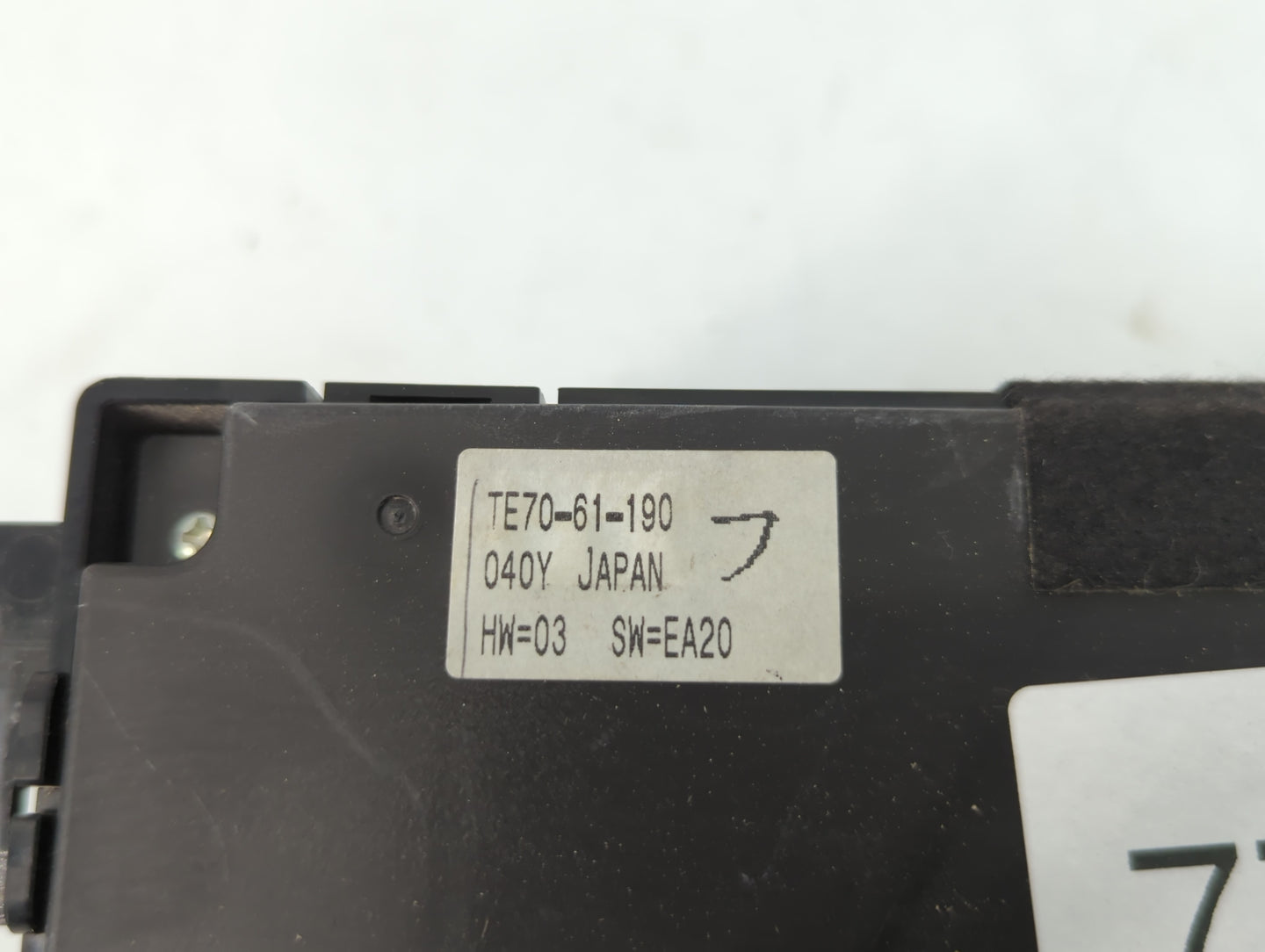 2010-2015 Mazda Cx-9 Climate Control Module Temperature AC/Heater Replacement P/N:TE70-61-190 Fits OEM Used Auto Parts - Oemusedautoparts1.com