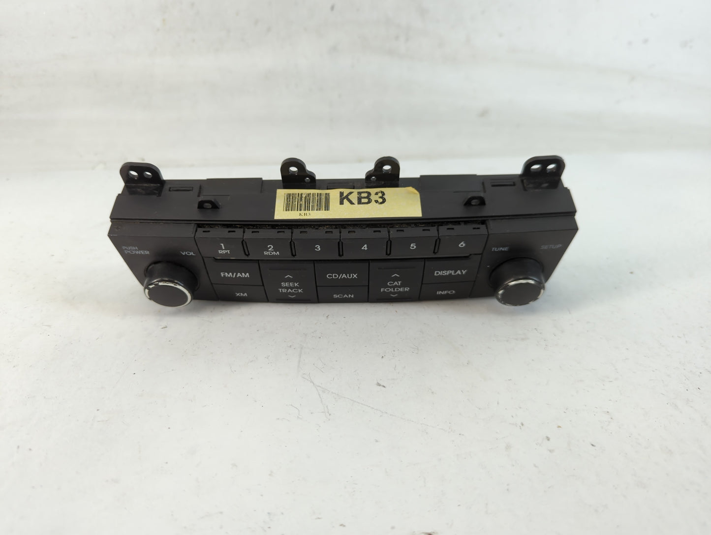 2009-2014 Hyundai Genesis Radio AM FM Cd Player Receiver Replacement P/N:96110-3M100GV7 Fits Fits 2009 2010 2011 2012 2013 2014 OEM Used Auto Parts - Oemusedautoparts1.com