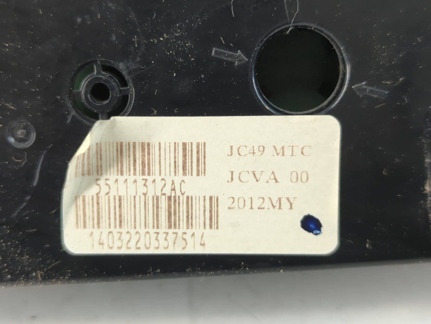 2011 Dodge Caravan Climate Control Module Temperature AC/Heater Replacement P/N:P55111312AC Fits OEM Used Auto Parts - Oemusedautoparts1.com