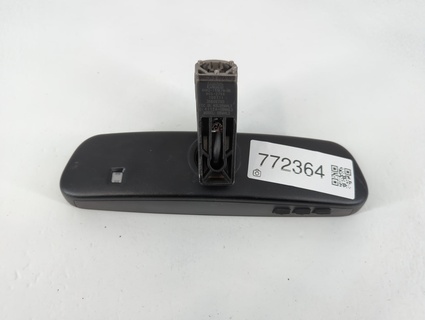 2006-2014 Land Rover Range Rover Interior Rear View Mirror Replacement OEM P/N:36609790 905-2766 Fits OEM Used Auto Parts - Oemusedautoparts1.com