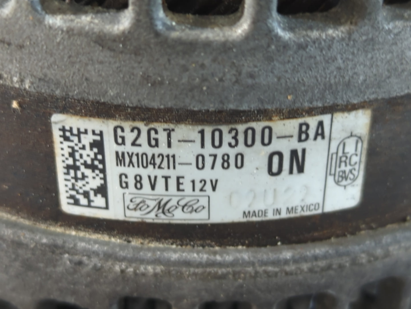 2015-2018 Ford Edge Alternator Replacement Generator Charging Assembly Engine OEM P/N:G2GT-10300-BA Fits OEM Used Auto Parts - Oemusedautoparts1.com