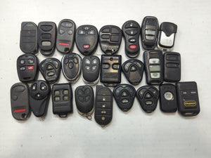 Lot of 25 Aftermarket Keyless Entry Remote Fob MIXED FCC IDS