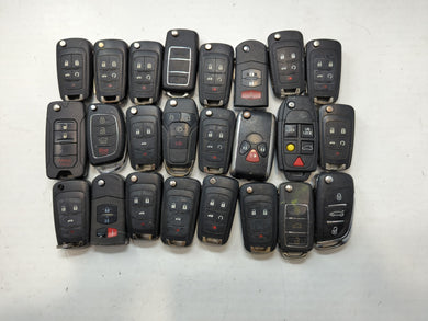 Lot of 25 Aftermarket Keyless Entry Remote Fob MIXED FCC IDS MIXED PART