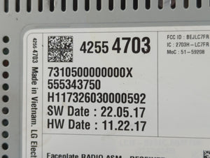 2018 Chevrolet Malibu Radio AM FM Cd Player Receiver Replacement P/N:42554703 Fits Fits 2019 2020 2021 OEM Used Auto Parts