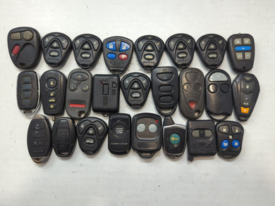 Lot of 25 Aftermarket Keyless Entry Remote Fob MIXED FCC IDS MIXED PART