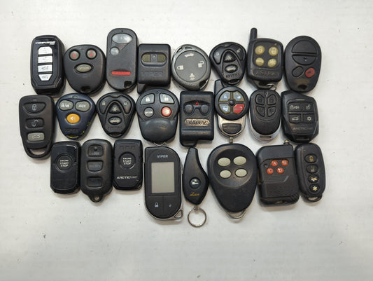 Lot of 25 Aftermarket Keyless Entry Remote Fob MIXED FCC IDS MIXED PART - Oemusedautoparts1.com