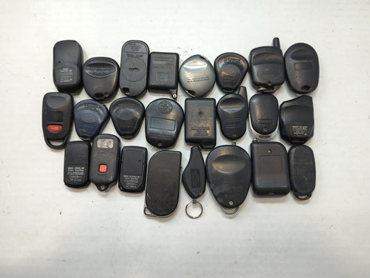 Lot of 25 Aftermarket Keyless Entry Remote Fob MIXED FCC IDS MIXED PART