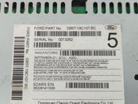 2013 Ford Explorer Radio AM FM Cd Player Receiver Replacement P/N:DB5T-19C107-BC Fits OEM Used Auto Parts - Oemusedautoparts1.com