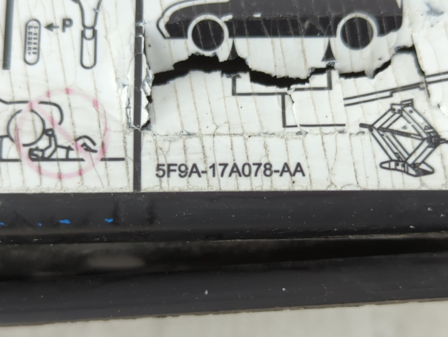 2013 Lincoln Mkx Spare Scissor Car Jack - Oemusedautoparts1.com