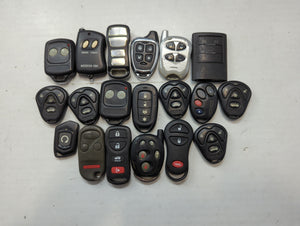 Lot of 19 Aftermarket Keyless Entry Remote Fob MIXED FCC IDS MIXED PART