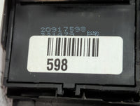 2010-2017 Gmc Terrain Master Power Window Switch Replacement Driver Side Left P/N:20917598 Fits OEM Used Auto Parts - Oemusedautoparts1.com