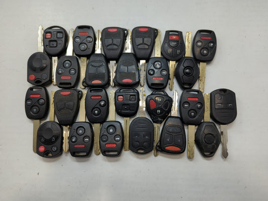 Lot of 25 Aftermarket Keyless Entry Remote Fob MIXED FCC IDS MIXED PART - Oemusedautoparts1.com